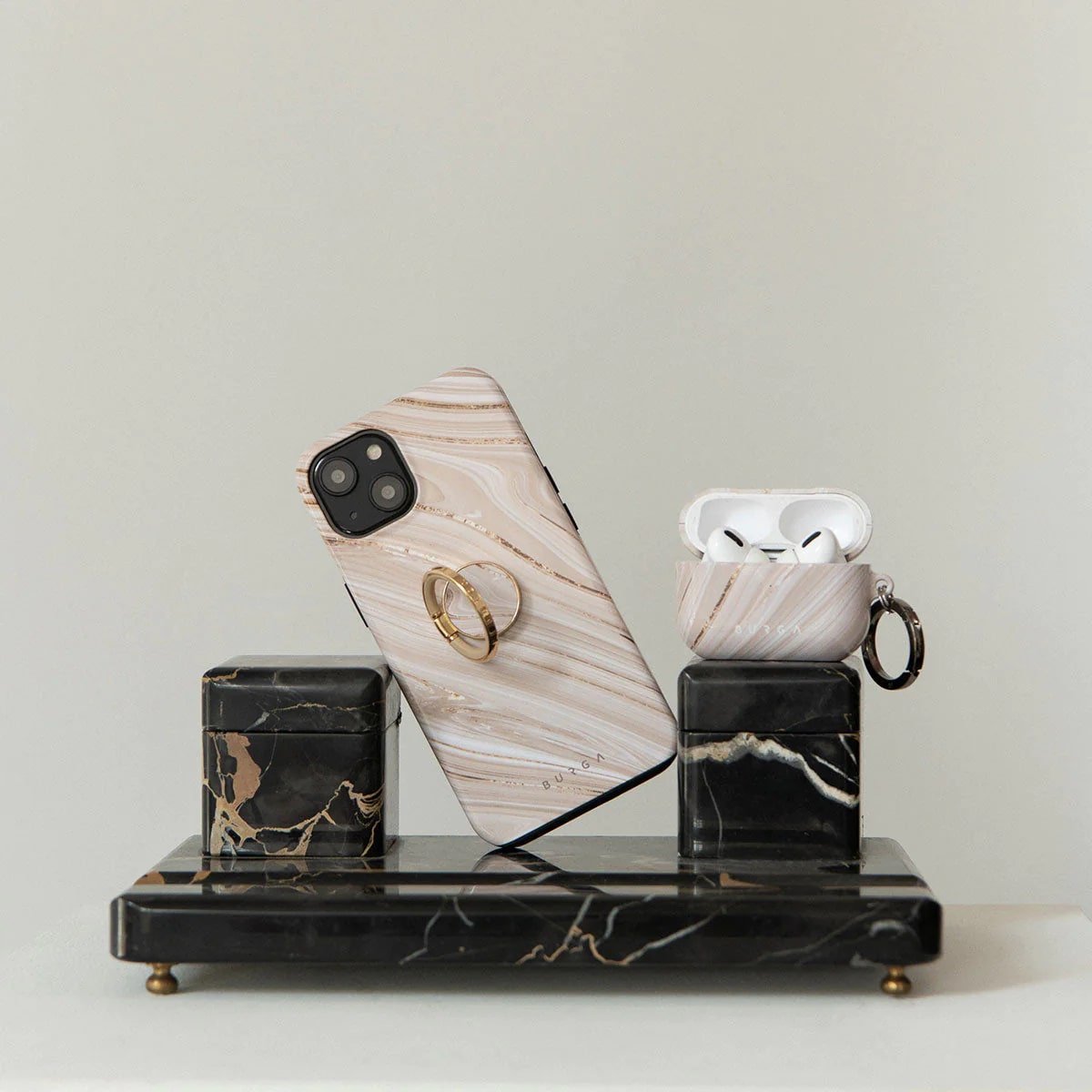 Burga Ring Holder - Δαχτυλίδι Συγκράτησης Κινητού - Βάση Στήριξης - Gold - Full Glam