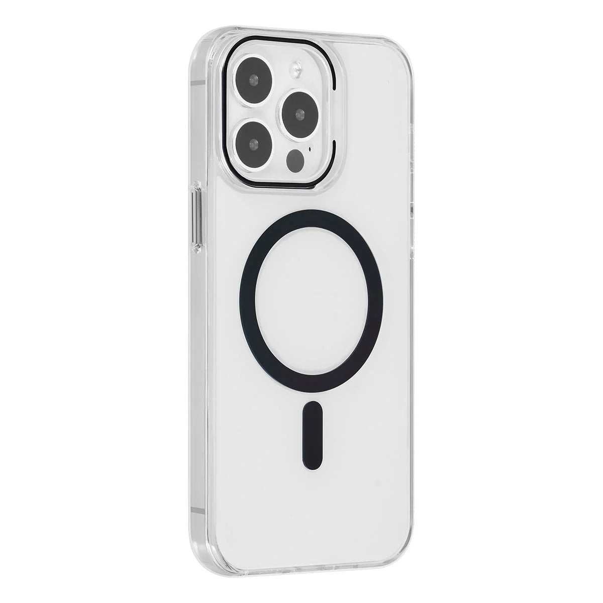 Tuniq iPhone 15 Pro Max - MagSafe Σκληρή Θήκη με Πλαίσιο Σιλικόνης - Διάφανη / Μαύρη