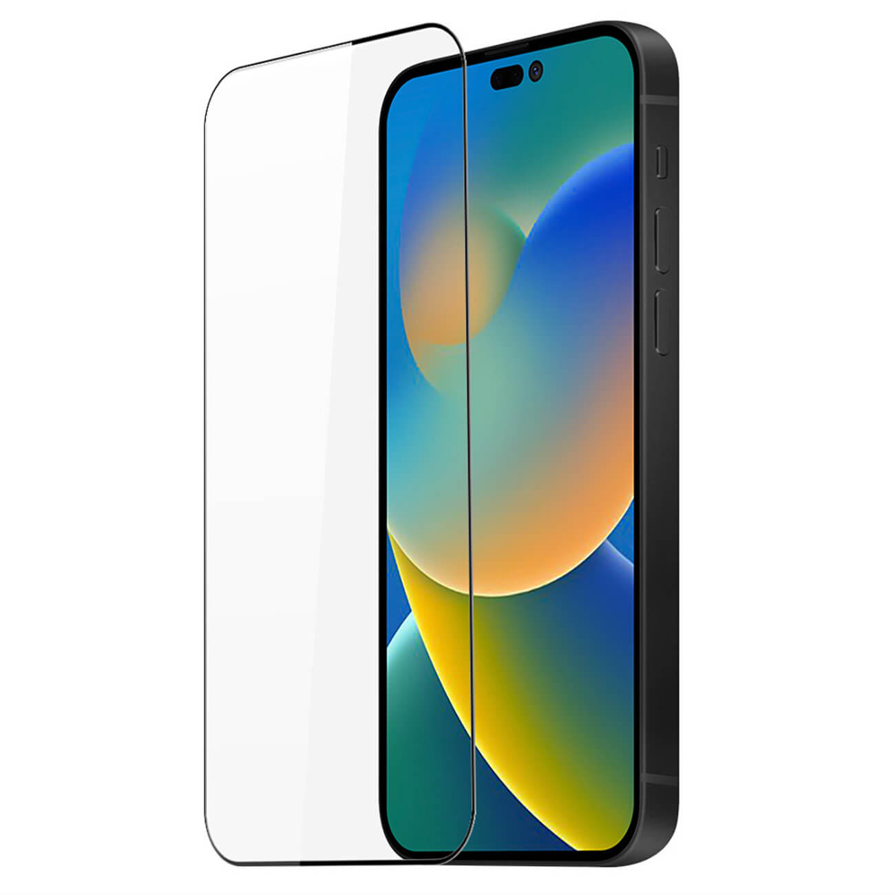 Dux Ducis iPhone 14 Pro Max 10D 9H Full Screen Case Friendly Tempered Glass Αντιχαρακτικό Γυαλί Οθόνης - Black
