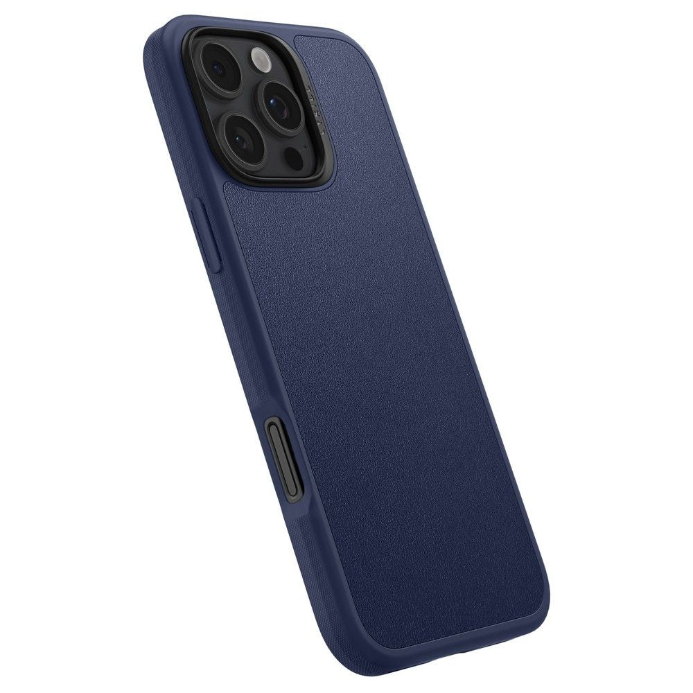 Spigen Cyrill iPhone 16 Pro Max Kajuk Mag Θήκη με Επένδυση Συνθετικού Δέρματος και MagSafe - Navy