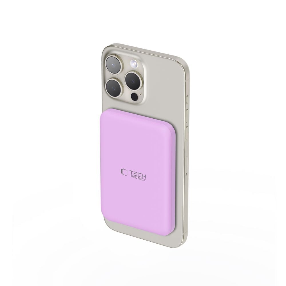 Tech - Protect PB10 Lifemag MagSafe PowerBank Μαγνητικό PowerBank Κινητού 5000 mAh - Lilac