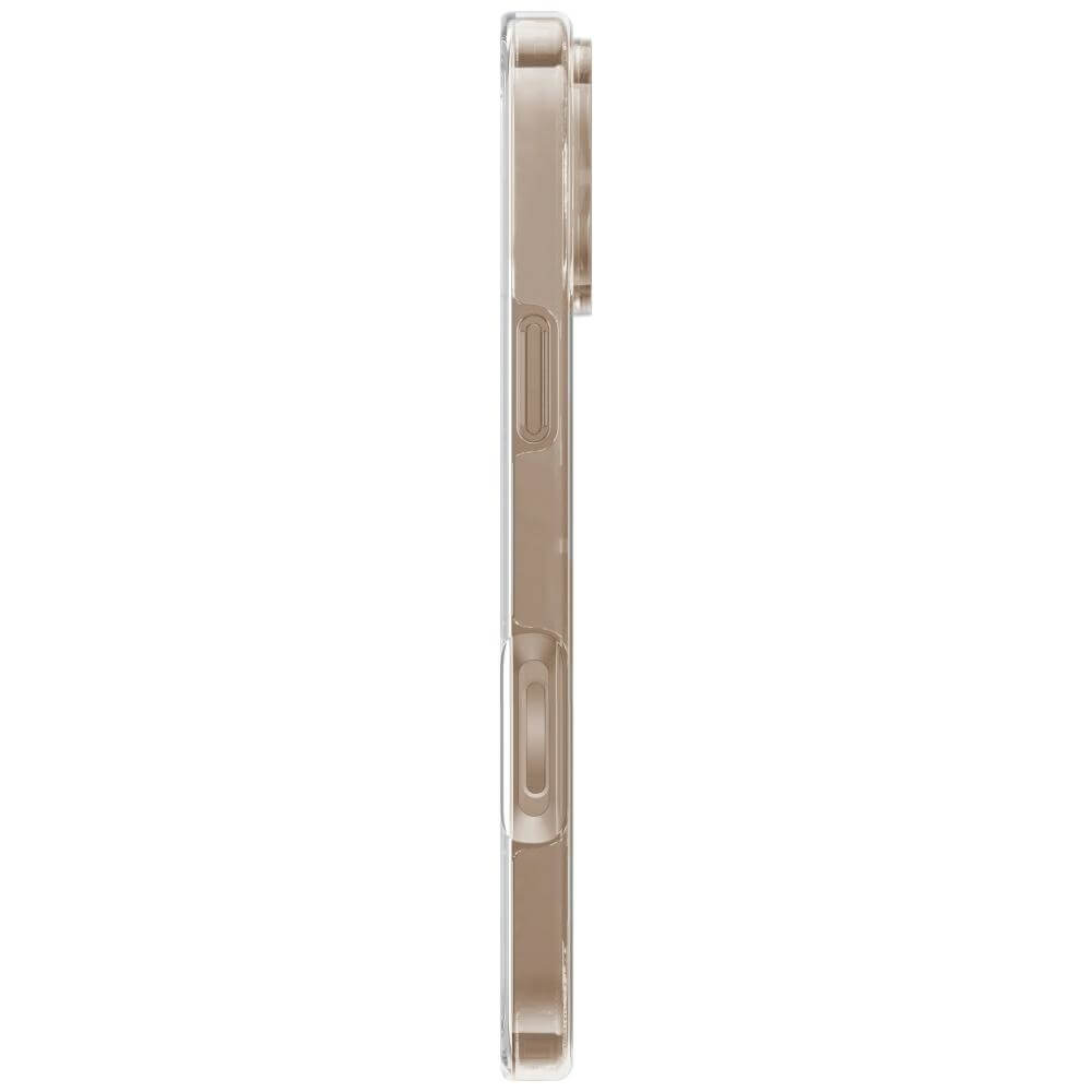 Uniq iPhone 16 Pro Max Clario MagClick Charging - Σκληρή Θήκη με Πλαίσιο Σιλικόνης και MagSafe - Διάφανη / Gold