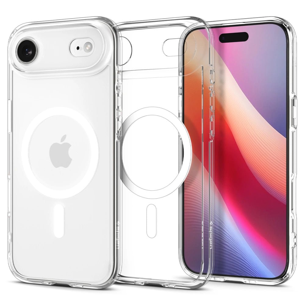 Spigen iPhone Air - Ultra Hybrid Mag - Σκληρή Θήκη με Πλαίσιο Σιλικόνης Και MagSafe - Clear / White