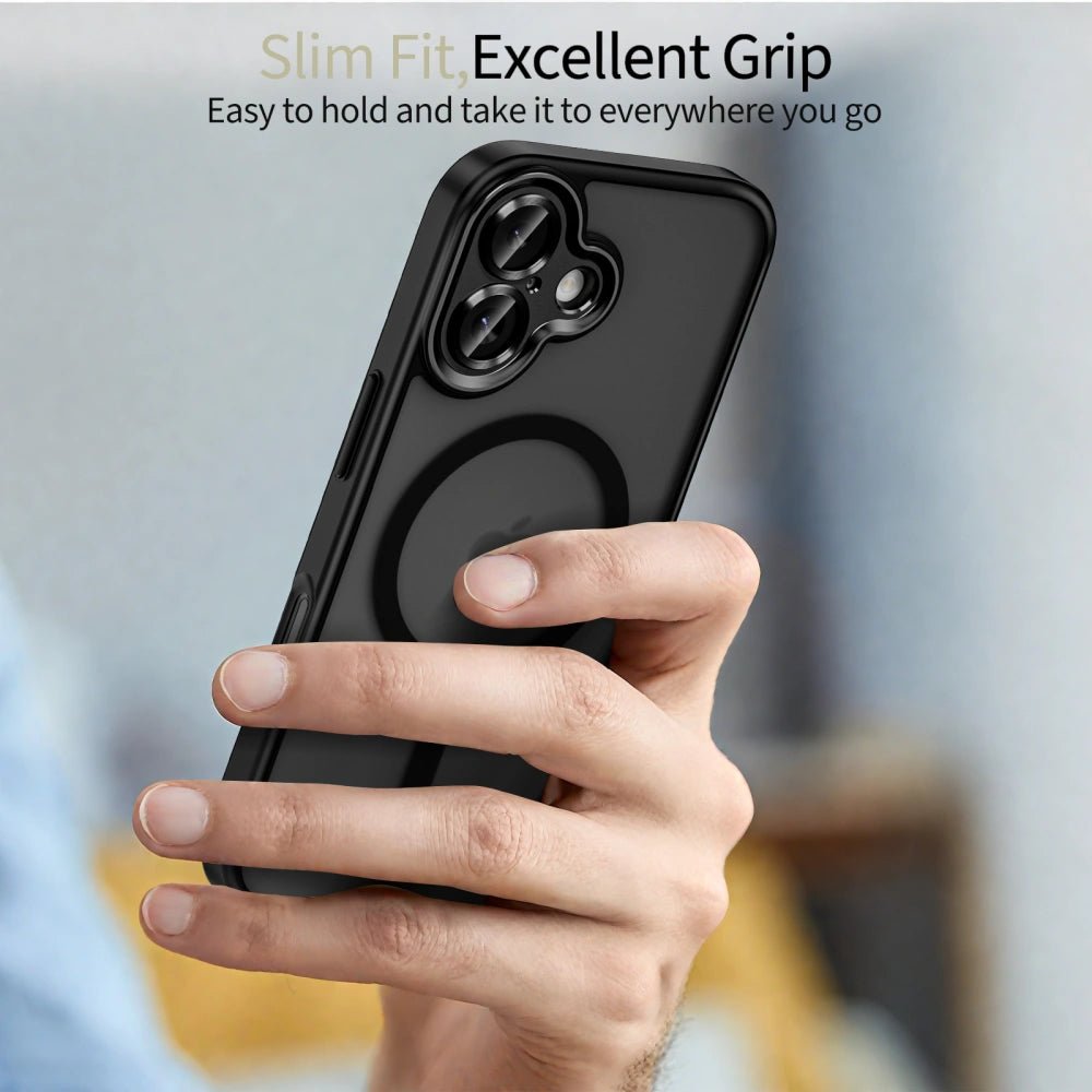 Tech - Protect iPhone 17 - MagCam MagSafe - Σκληρή Θήκη με Πλαίσιο Σιλικόνης και Προστασία Κάμερας - Matte Black