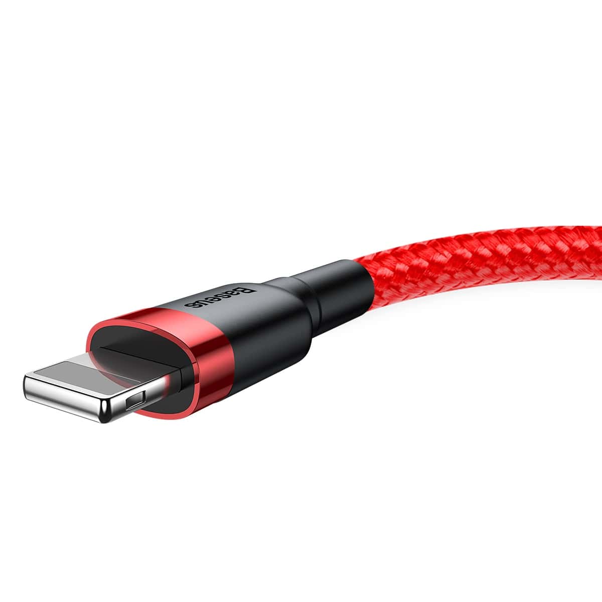 Baseus Kevlar Lightning Quick Charge Cable - Υψηλής Ταχύτητας Καλώδιο Lightning Γρήγορης Φόρτισης 2.4A 1M - Red - CALKLF - B09