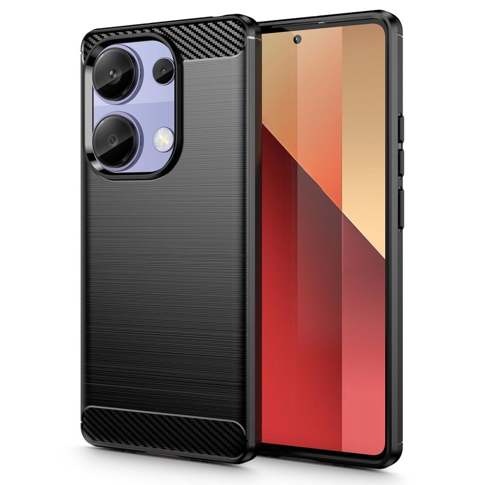 Tech - Protect Xiaomi Redmi Note 13 Pro 4G Carbon TPU Θήκη Σιλικόνης - Black