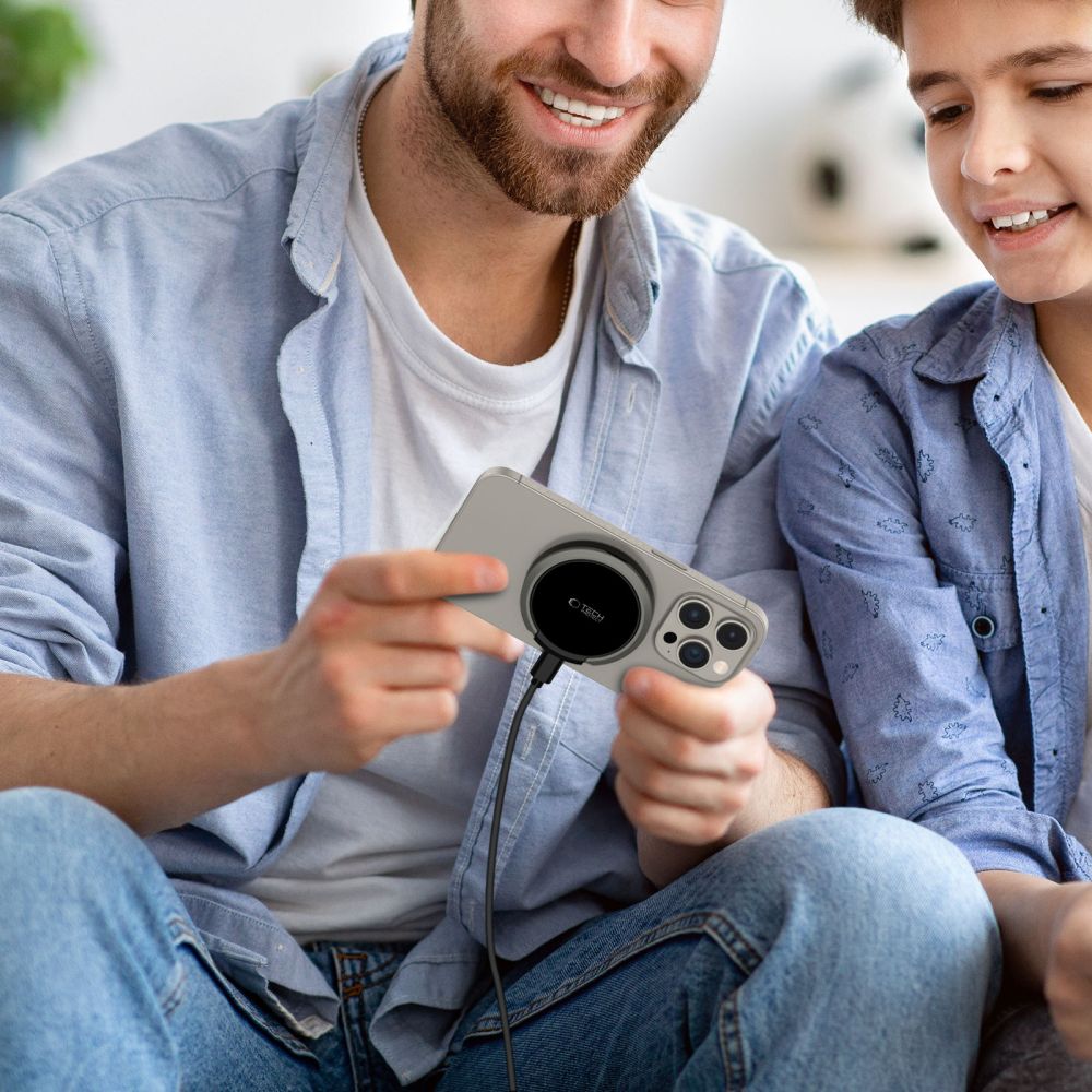 Tech - Protect QI15W - A33 15W Ασύρματος Φορτιστής MagSafe - Black