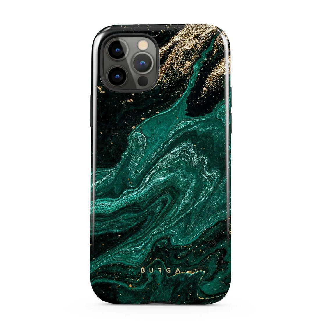 Burga iPhone 12 Pro Max Fashion Tough Σκληρή Θήκη - Emerald Pool