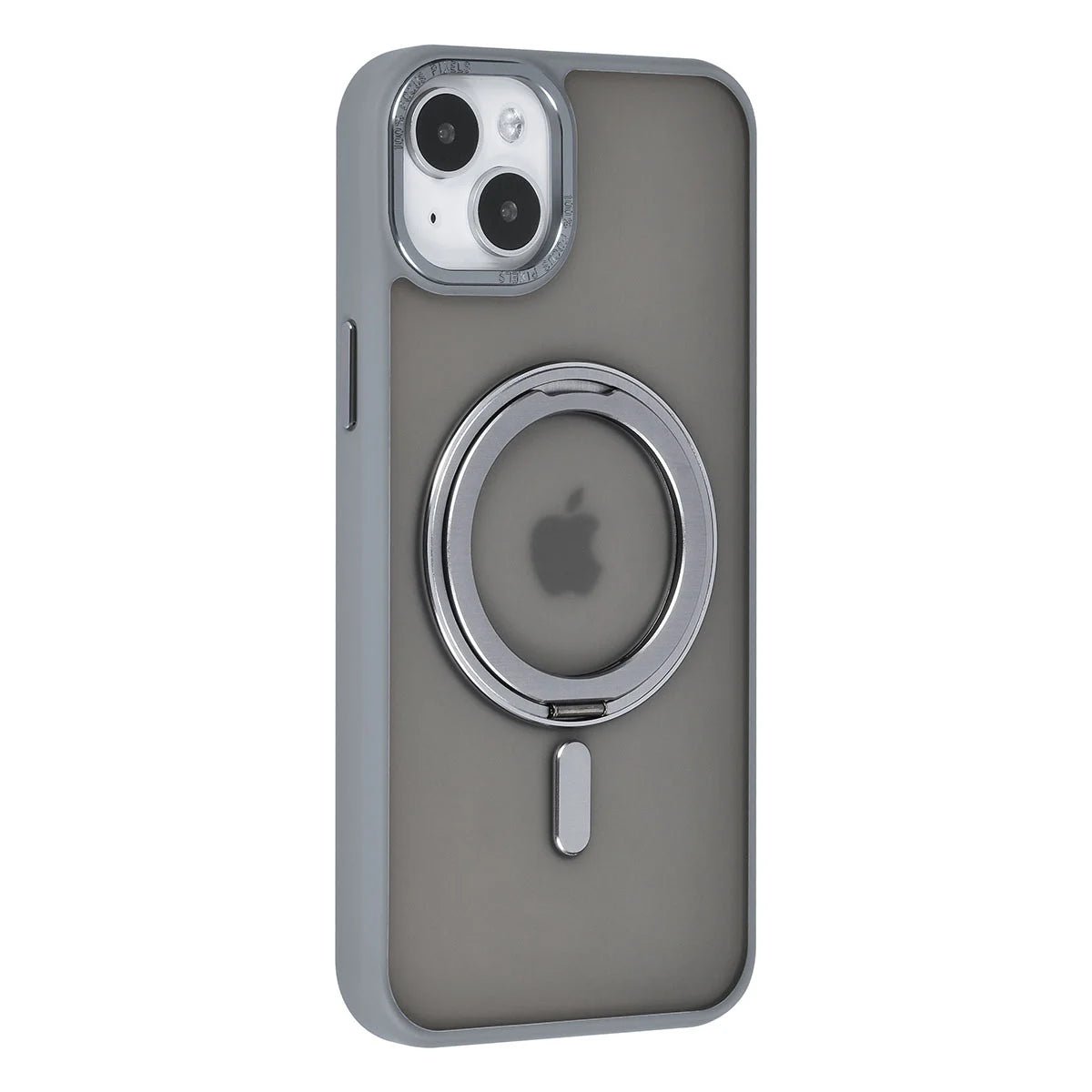 Tuniq iPhone 15 Plus / 14 Plus - Σκληρή MagSafe Θήκη με Περιστρεφόμενο Δαχτυλίδι Συγκράτησης - Γκρι