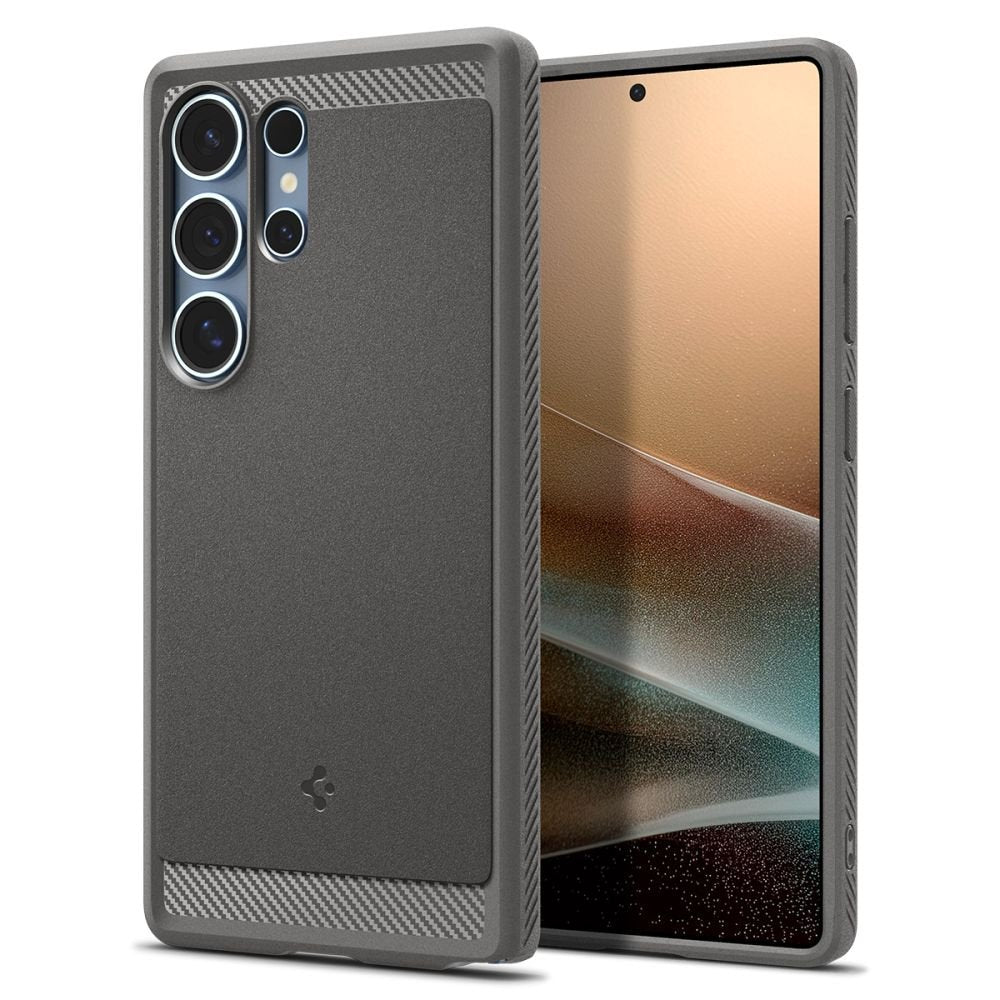Spigen Samsung Galaxy S25 Ultra - Rugged Armor Mag - Θήκη TPU με MagSafe - Marble Grey
