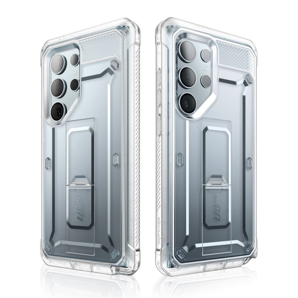 Supcase Samsung Galaxy S24 Ultra Unicorn Beetle Pro 2 Σκληρή Θήκη με Προστασία Οθόνης και Stand - Clear