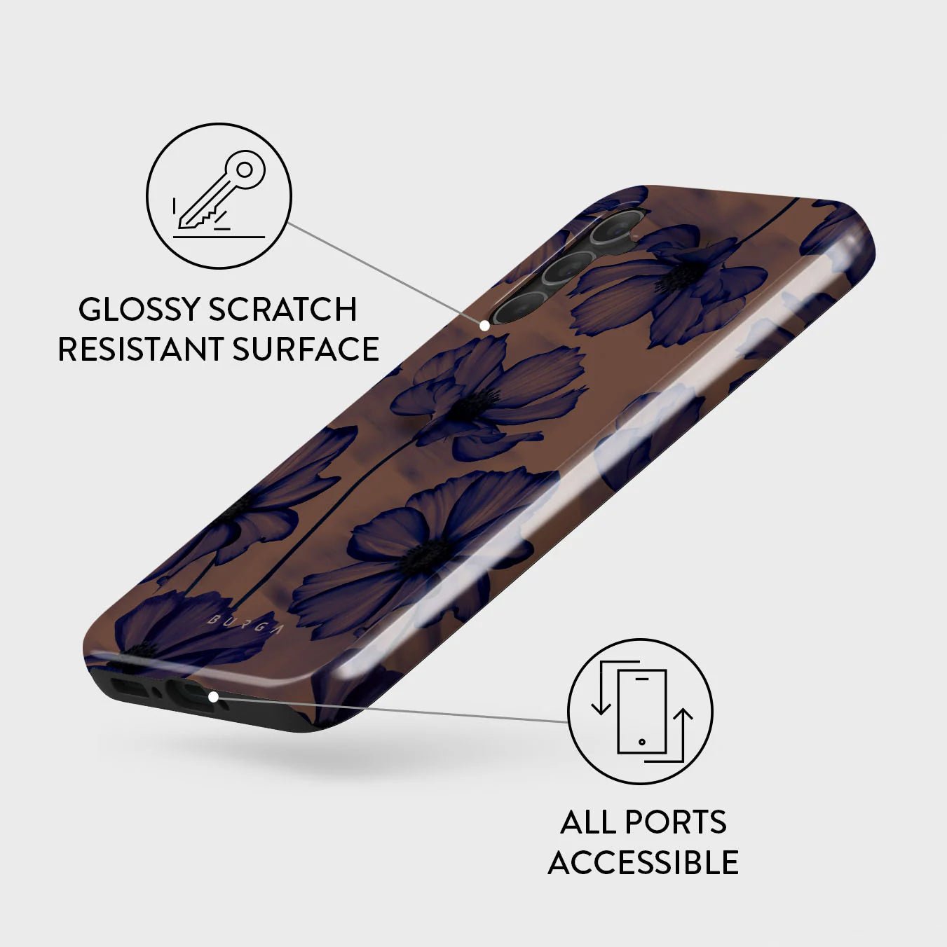 Burga Samsung Galaxy A35 5G Fashion Tough Σκληρή Θήκη - Velvet Night