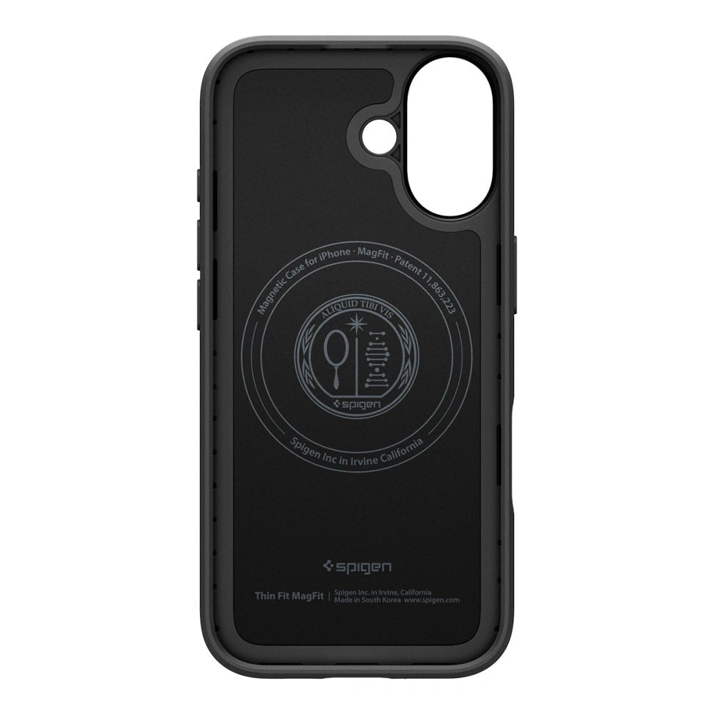 Spigen iPhone 17 - Thin Fit Mag - Σκληρή Θήκη με MagSafe - Black