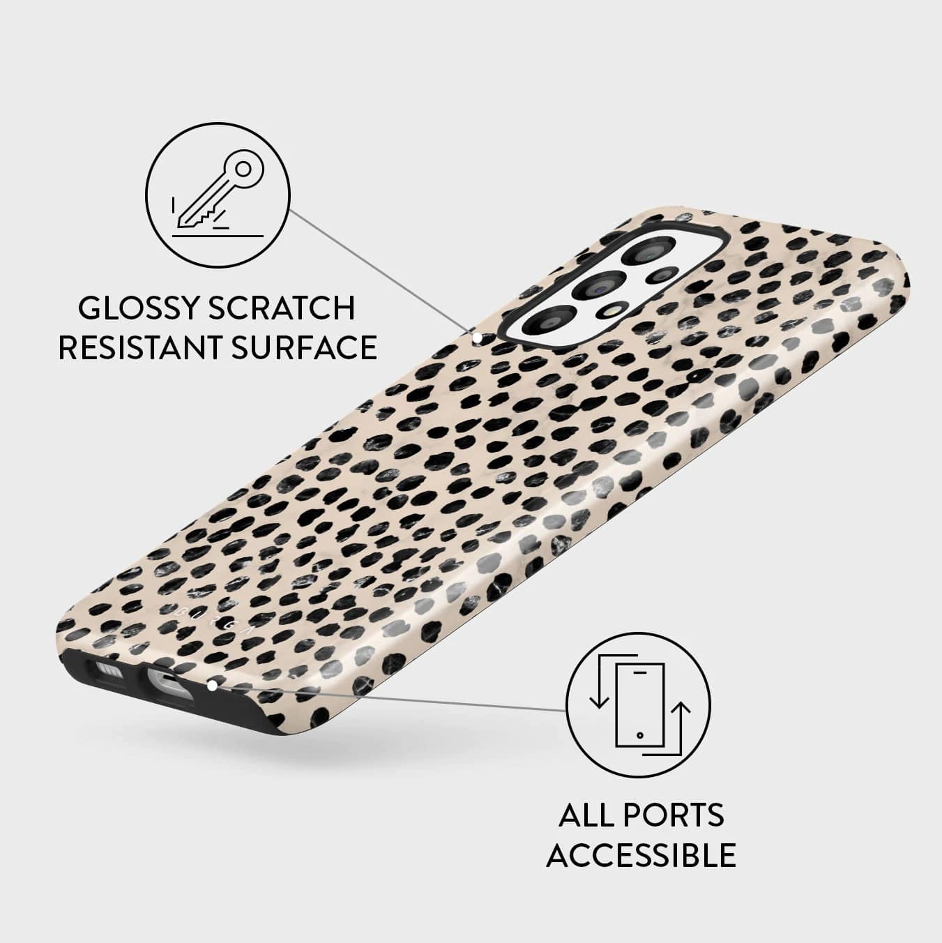 Burga Samsung Galaxy A33 5G Fashion Tough Σκληρή Θήκη - Almond Latte