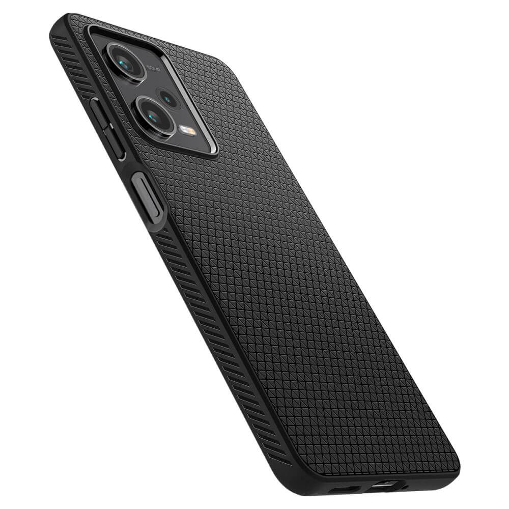Spigen Xiaomi Redmi Note 12 Pro / Xiaomi Poco X5 Pro 5G Liquid Air Θήκη Σιλικόνης - Matte Black