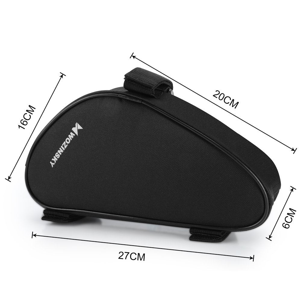 Wozinsky Bike Frame Storage Bag - Universal Τσάντα Αποθήκευσης για Ποδήλατο 1,5L - Black - WBB11BK