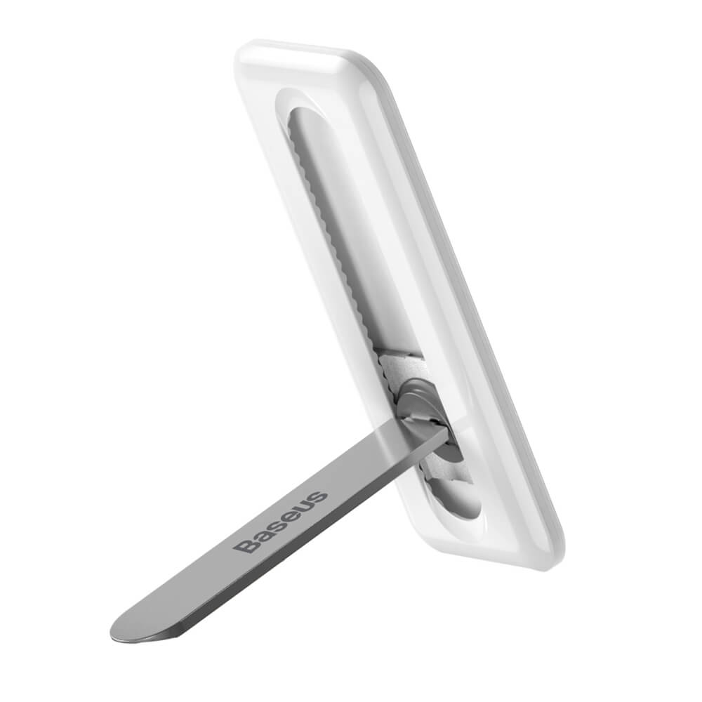 Baseus Self - Adhesive Foldable Phone Holder - Αυτοκόλλητο Stand Κινητού - White - LUXZ000002