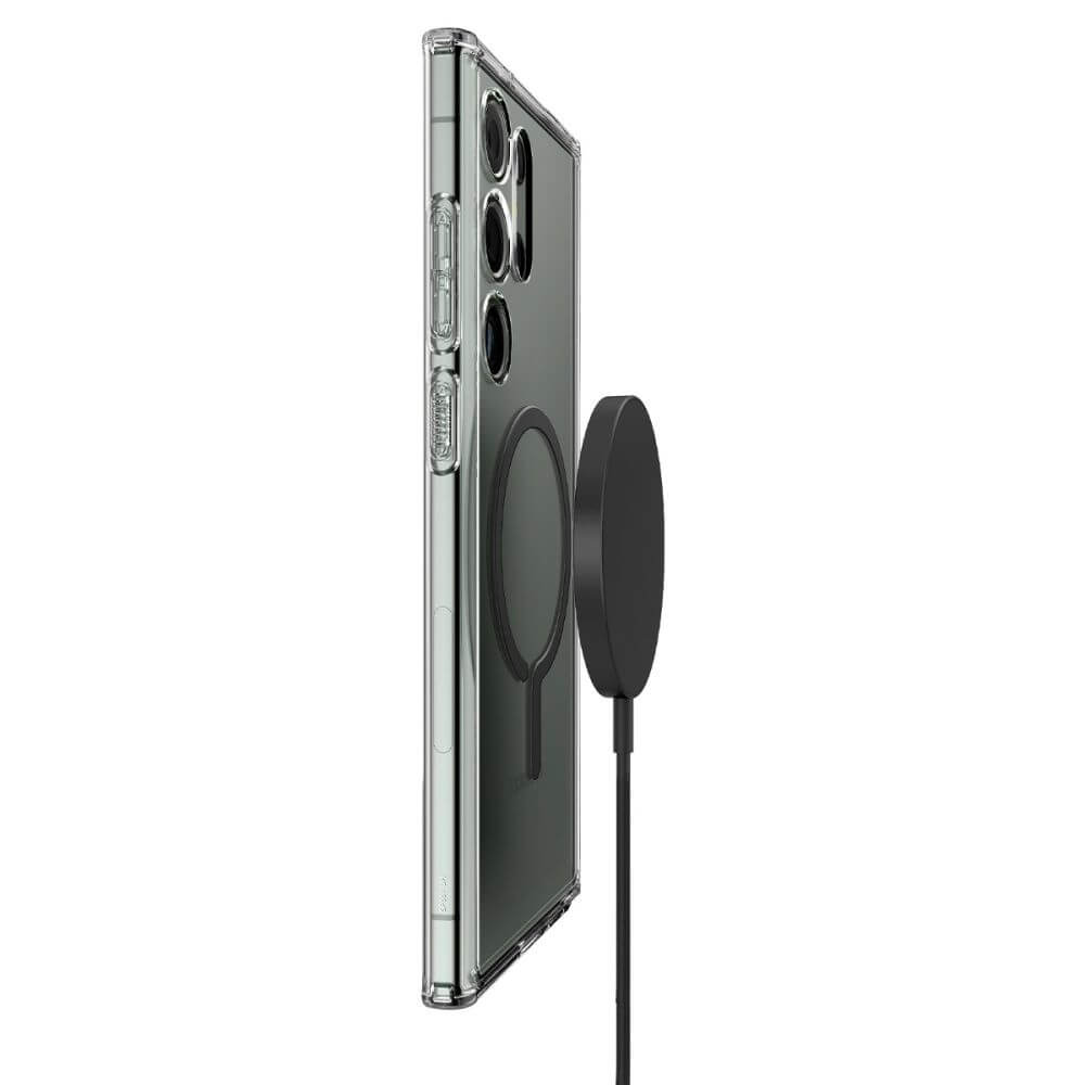 Spigen Samsung Galaxy S23 Ultra - Ultra Hybrid One Tap Ring MagSafe Σκληρή Θήκη με Πλαίσιο Σιλικόνης - Black