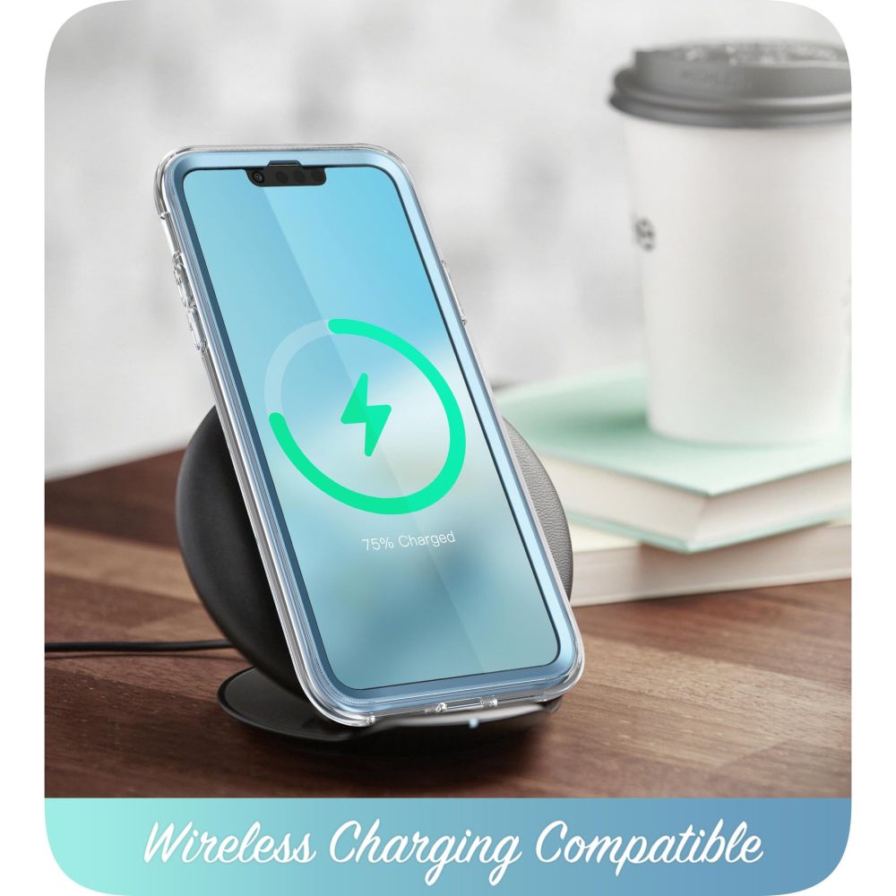 i - Blason iPhone 14 Plus Cosmo Σκληρή Θήκη με Πλαίσιο Σιλικόνης και Προστασία Οθόνης - Blue Fly