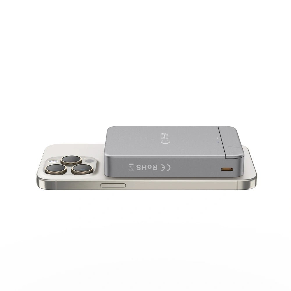Tech - Protect PB15 Lifemag MagSafe Μαγνητικό PowerBank Κινητού 10000 mAh - Space Grey