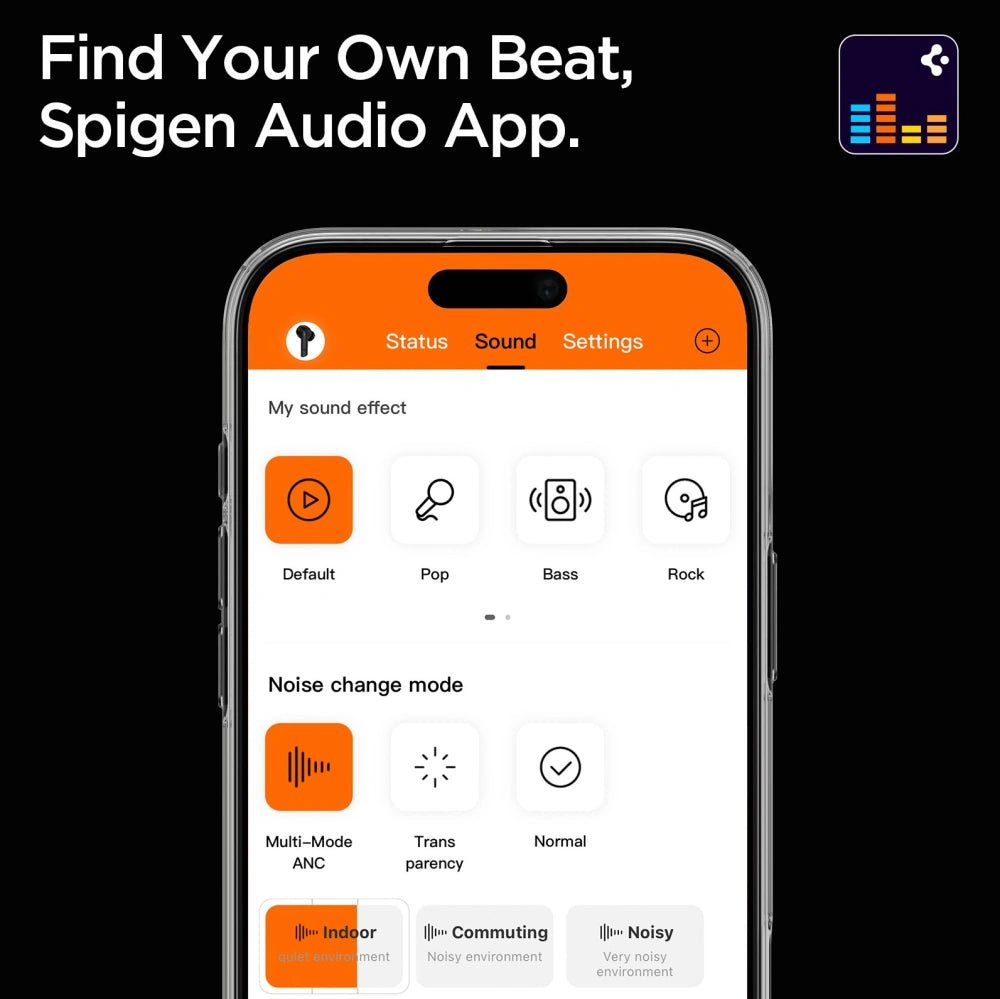 Spigen SA2402 ANC Pro - Ασύρματα Bluetooth Ακουστικά - White