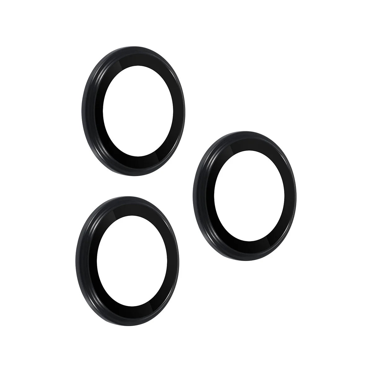 Tuniq iPhone 13 Pro / iPhone 13 Pro Max - Προστασία Κάμερας - Αντιχαρακτικό Γυαλί - Διάφανο / Μαύρο