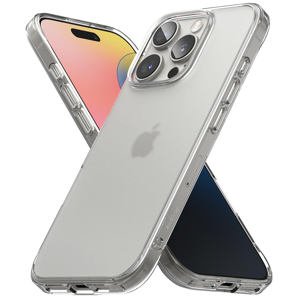 Ringke iPhone 16 Pro Max Fusion Σκληρή Θήκη με Πλαίσιο Σιλικόνης - Ματ Διάφανη