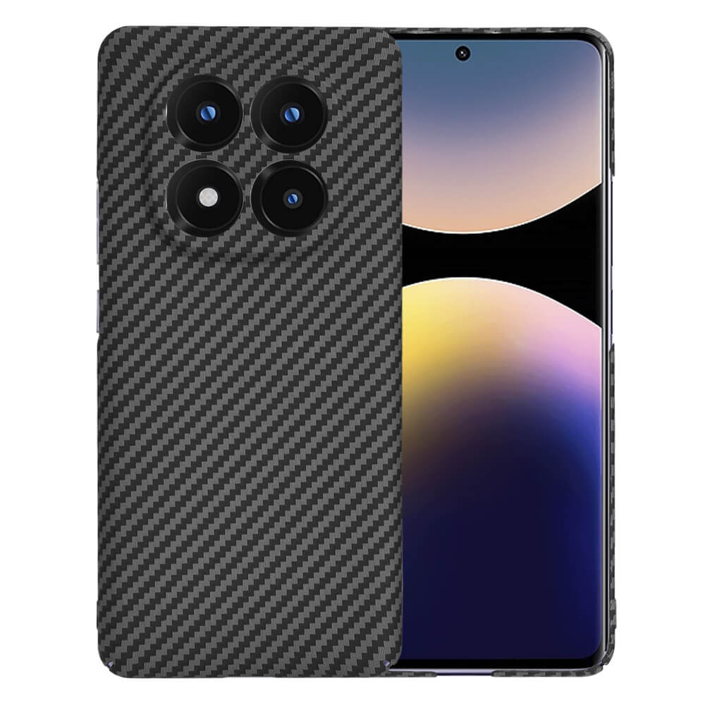 Techsuit Xiaomi Redmi Note 14 Pro+ 5G Σκληρή Θήκη Carbonite FiberShell - Black