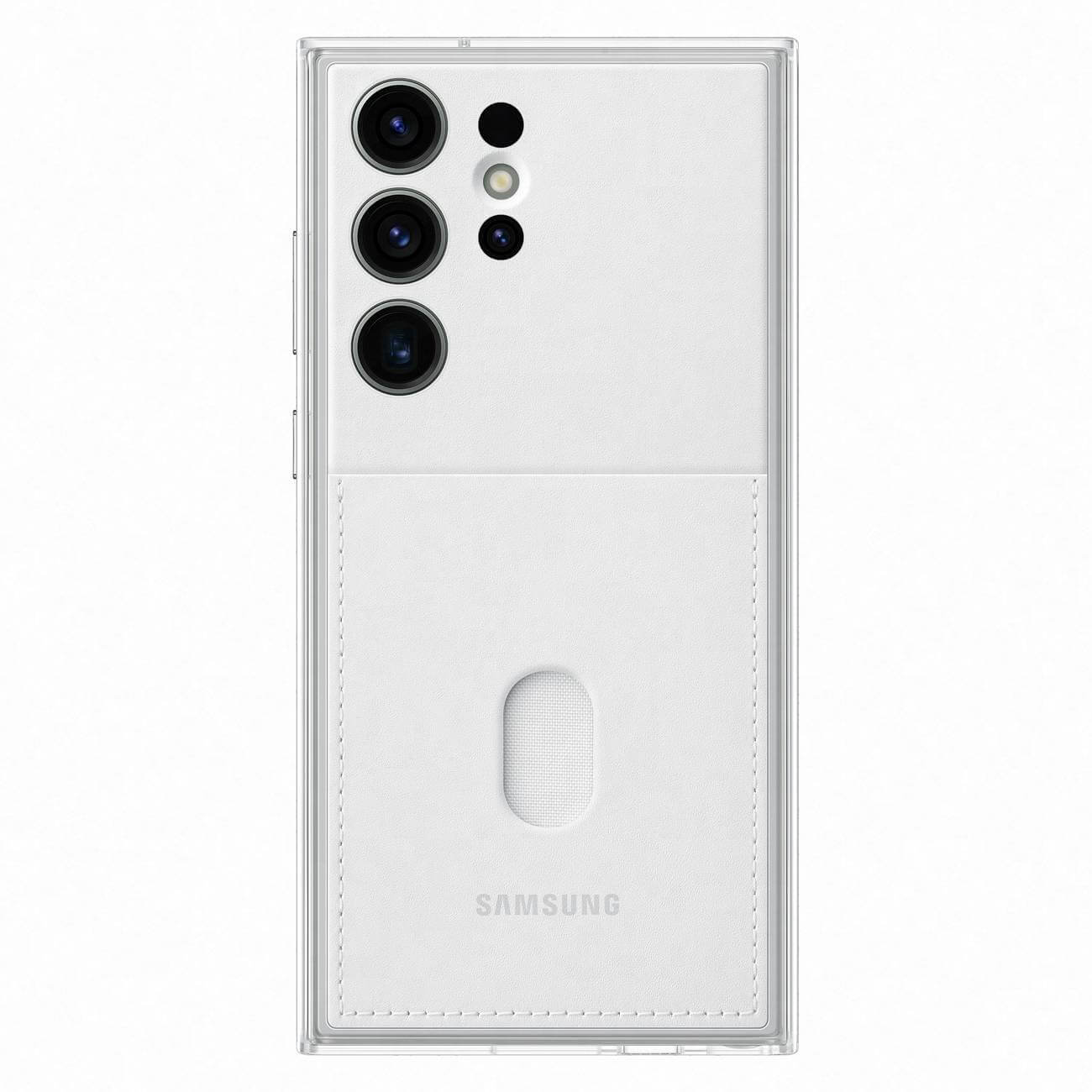 Samsung Frame Cover Samsung Galaxy S23 Σκληρή Θήκη με Πλαίσιο Σιλικόνης - White - EF - MS918CWEGWW