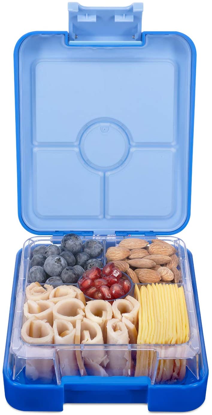 Navaris Bento Box for Kids Δοχείο Αποθήκευσης Τροφής για Παιδιά BPA Free - Blue - 49877.02.17