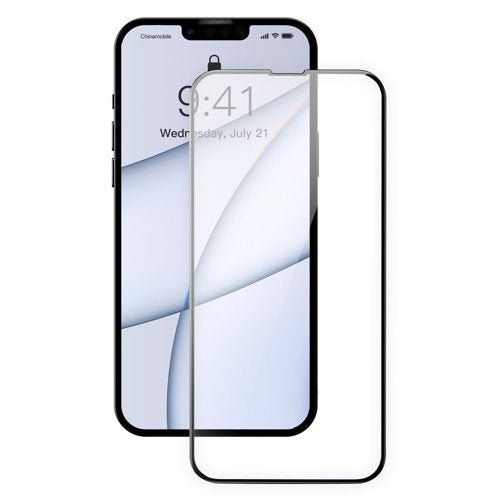 Baseus iPhone 13 Pro Max 0.3mm Ceramic Full Glass Full Screen Αντιχαρακτικό Γυαλί Οθόνης - 2 Τεμάχια - Black - SGQP030201