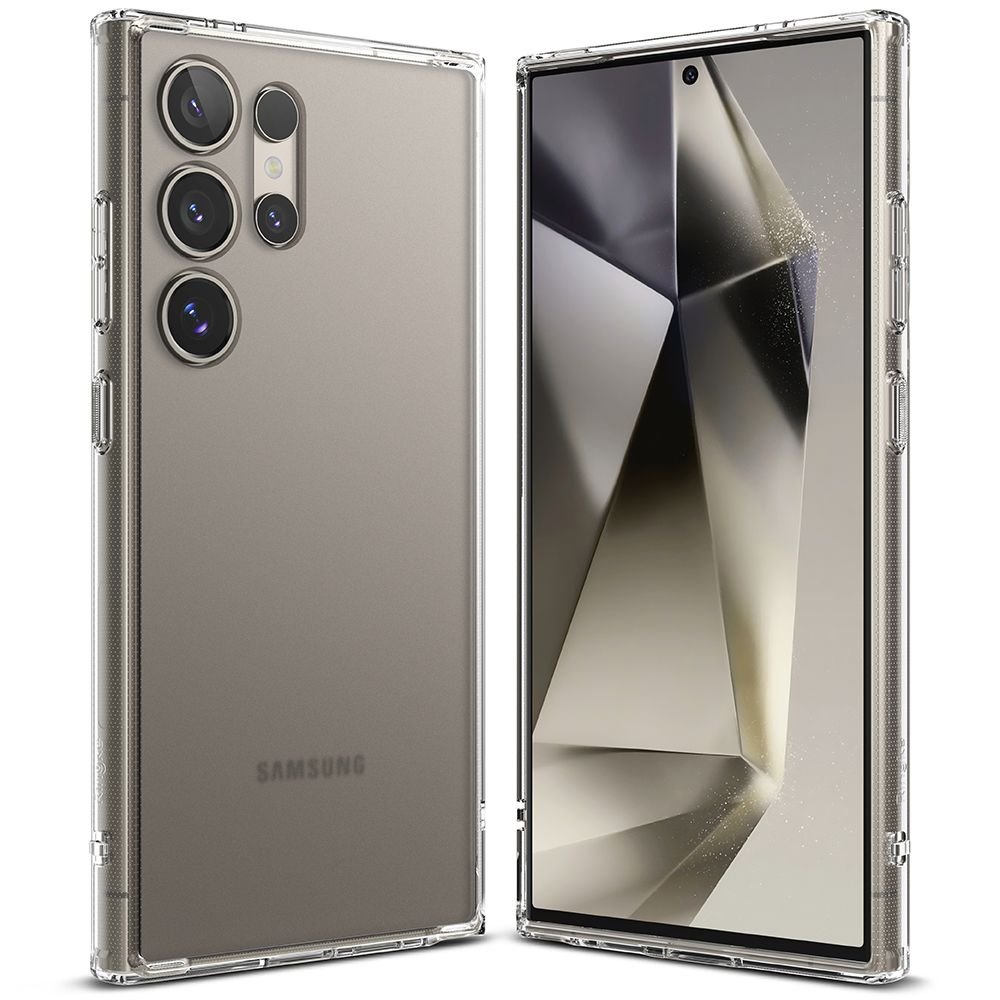 Ringke Samsung Galaxy S24 Ultra Fusion Σκληρή Θήκη με Πλαίσιο Σιλικόνης - Ματ Διάφανη