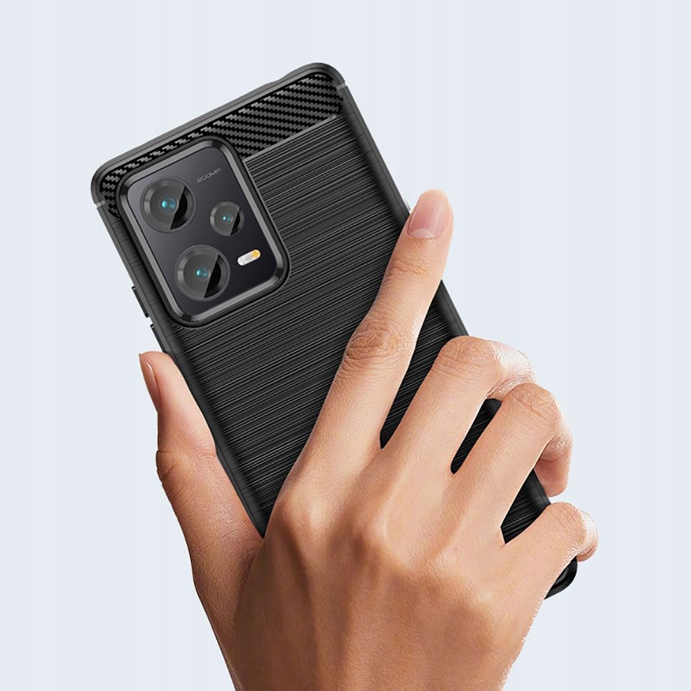 Tech - Protect Xiaomi Redmi Note 12 5G / Xiaomi Poco X5 5G Θήκη Rugged Carbon TPU - Black