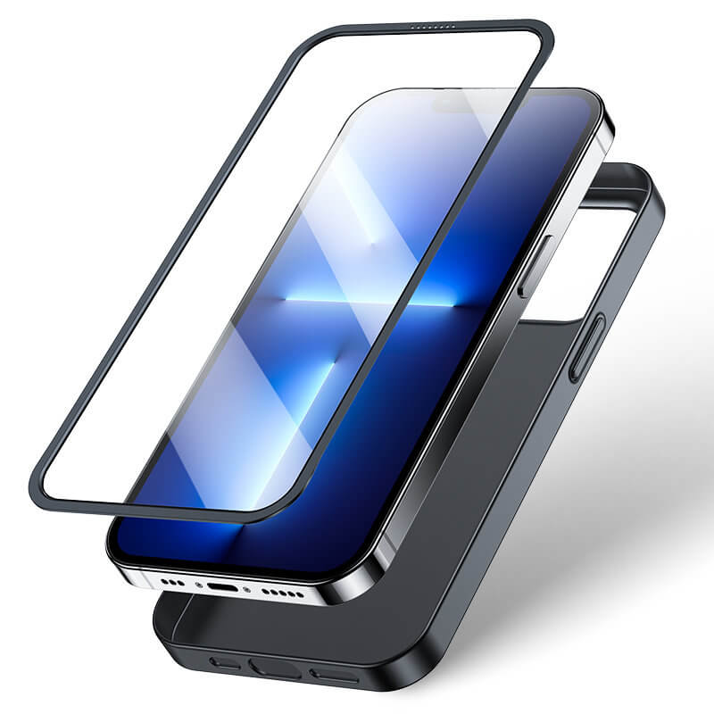 Joyroom iPhone 13 Pro Full Case με Προστασία Οθόνης - Black - JR - BP935