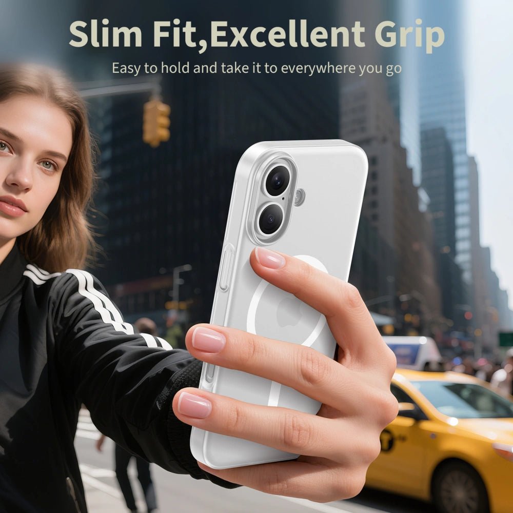 Tech - Protect iPhone 17 MagSlim - Σκληρή Θήκη με MagSafe - Matte / White