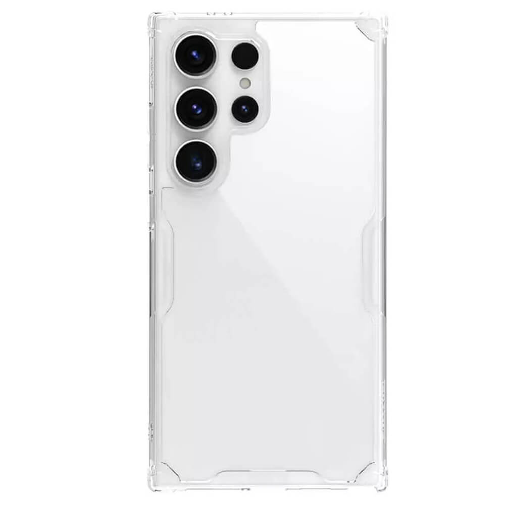 Nillkin Samsung Galaxy S24 Ultra Nature - Σκληρή Θήκη με Πλαίσιο Σιλικόνης - Διάφανη