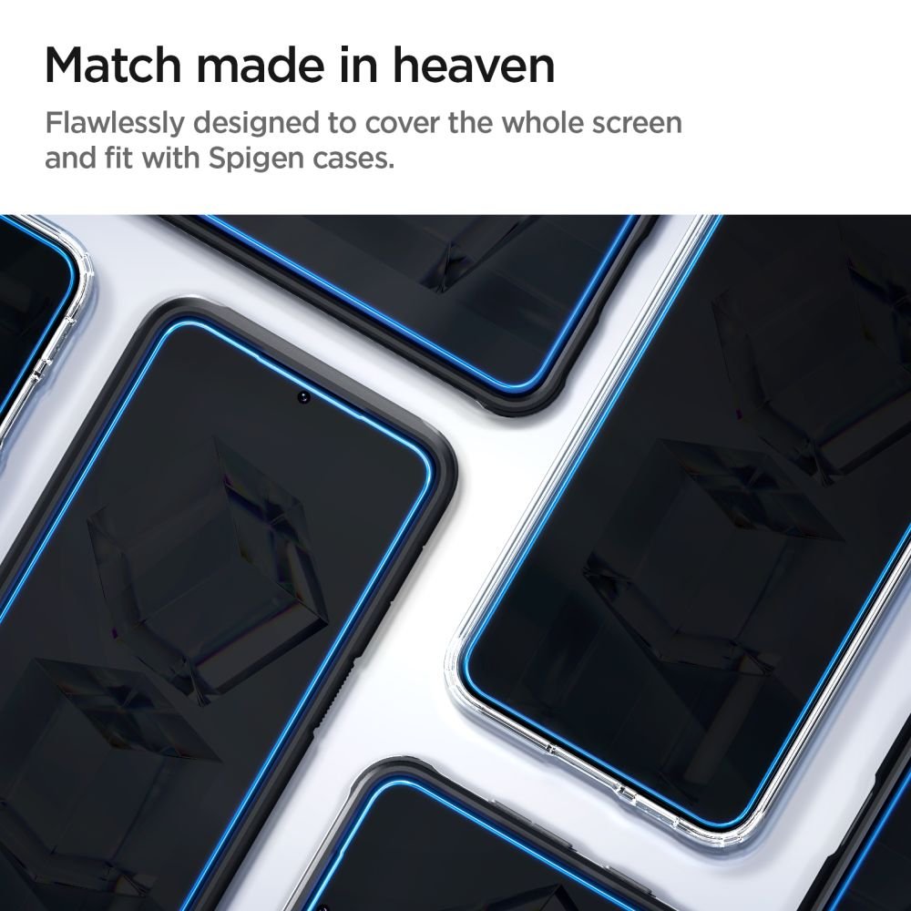 Spigen Samsung Galaxy S23+ Glas.TR EZ Fit 0.2mm 2.5D 9H Tempered Glass Αντιχαρακτικό Γυαλί Οθόνης - 2 Τεμάχια - Clear - AGL05952