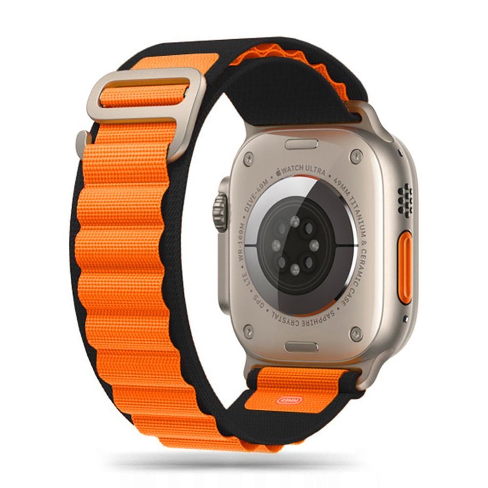 Tech - Protect Λουράκι Apple Watch 8/9/10/11 - SE (1/2/3) - Ultra (1/2/3) – 44/45/46/49mm Nylon Pro - Black / Orange