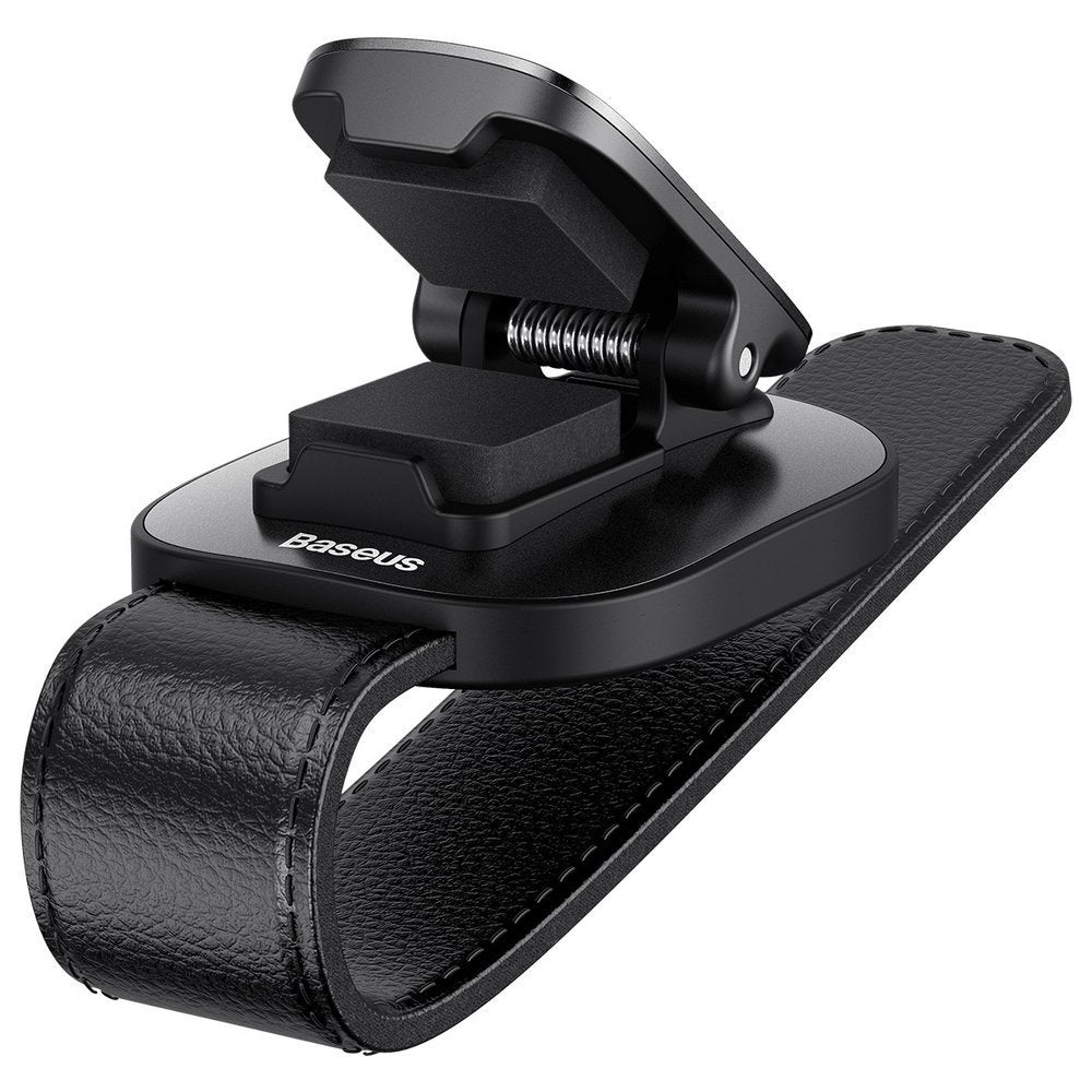Baseus Platinum Vehicle Eyewear Clip Clamping Type - Βάση Στήριξης Γυαλιών για το Σκίαστρο - Black - ACYJN - B01