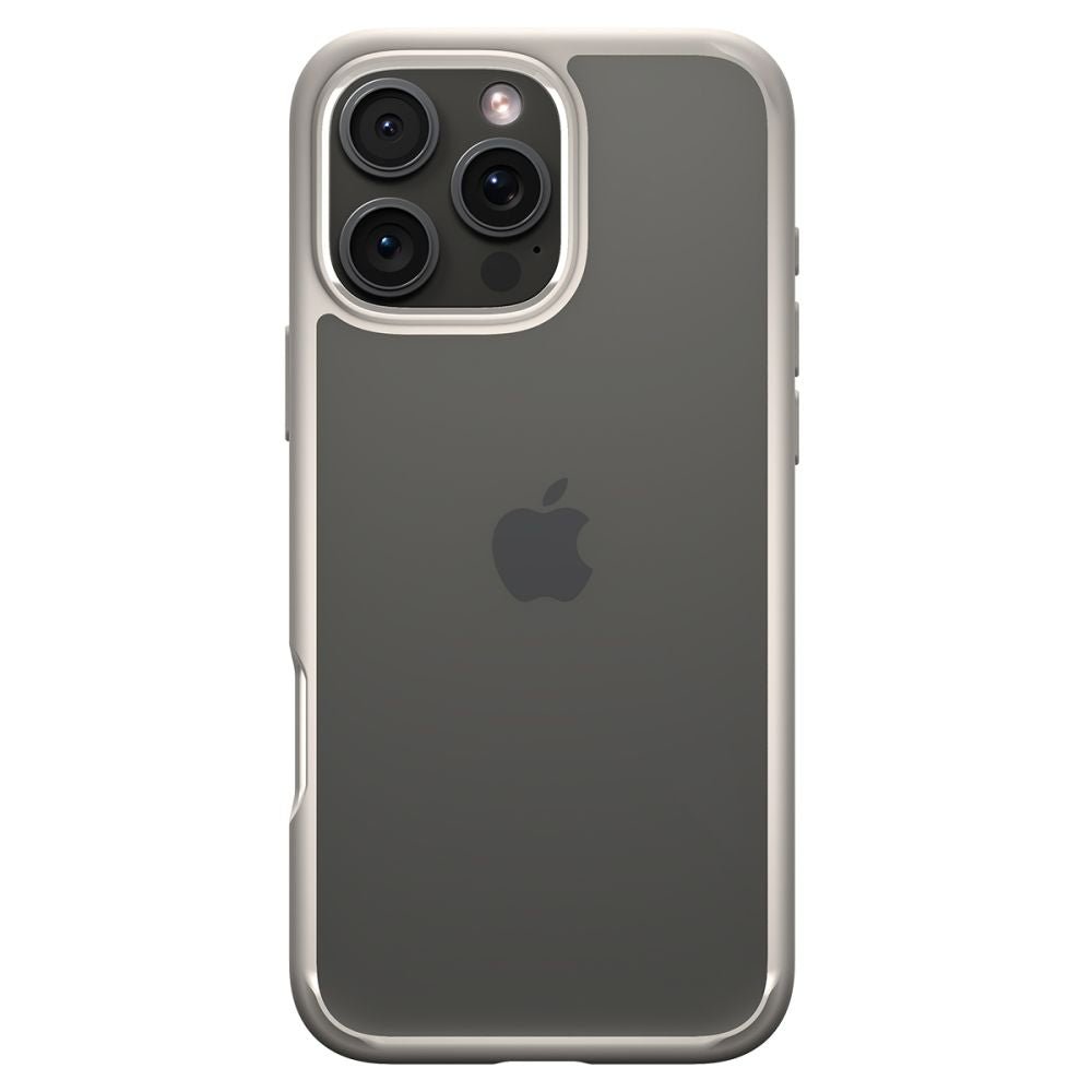 Spigen iPhone 16 Pro Max Ultra Hybrid Σκληρή Θήκη με Πλαίσιο Σιλικόνης - Natural Titanium