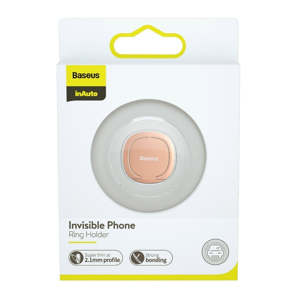 Baseus Invisible Ultra - Thin Ring Holder - Δαχτυλίδι Συγκράτησης Κινητού / Tablet - Βάση Στήριξης - Rose Gold - SUYB - 0R