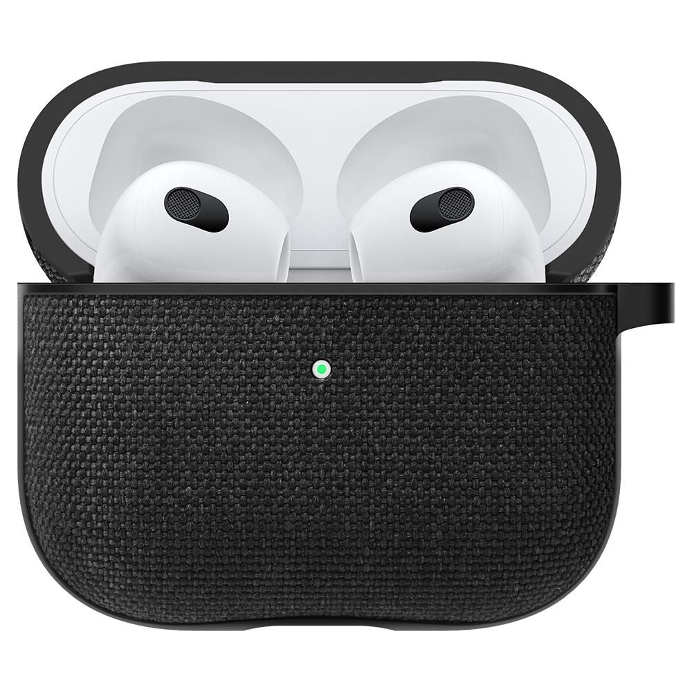 Spigen AirPods 3 Θήκη Urban Fit από Σιλικόνη και Ύφασμα - Black