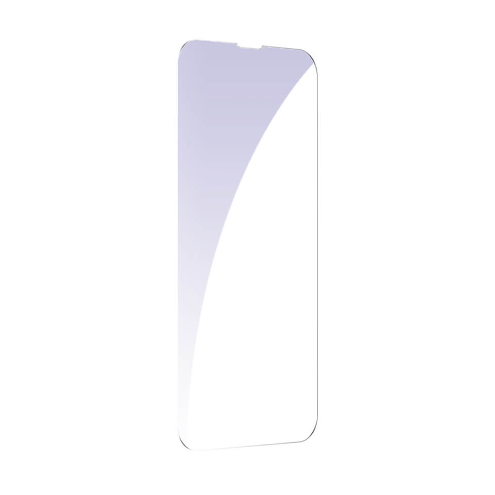 Baseus iPhone 13 Pro Max 0.3mm Anti - Blue Light Case Friendly Full Screen Αντιχαρακτικό Γυαλί Οθόνης - 2 Τεμάχια - Clear - SGBL020502