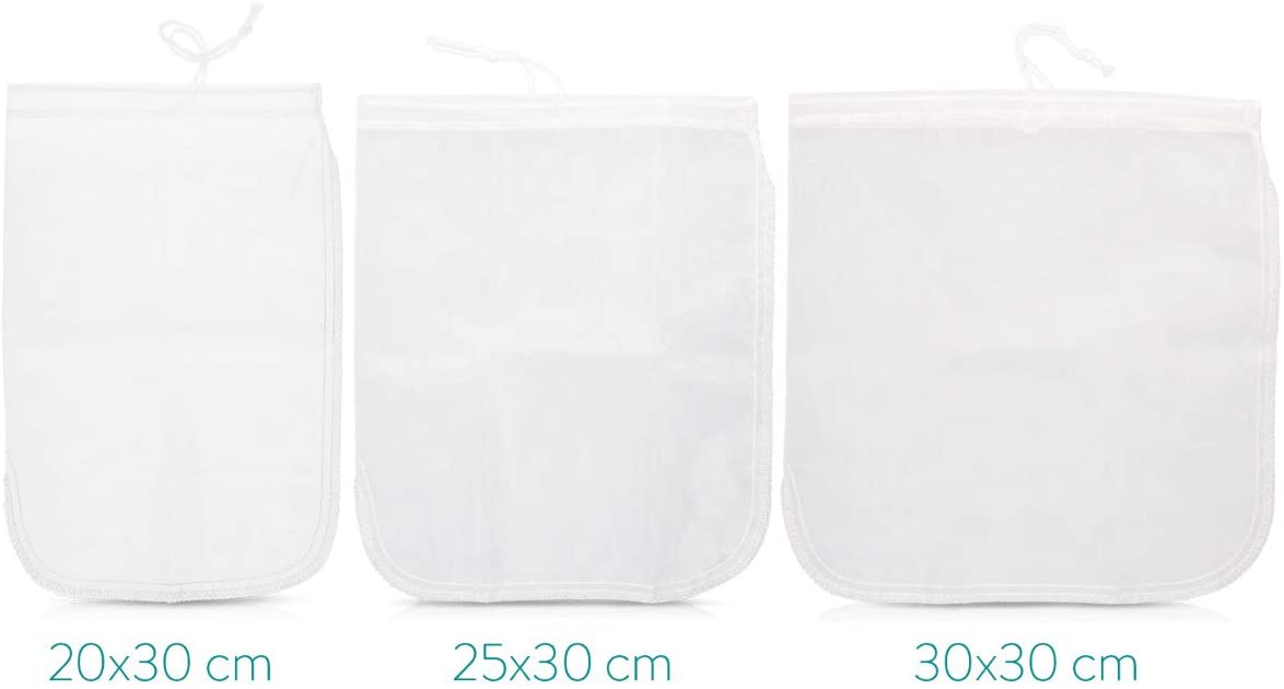 Navaris Organic Nut Milk Bag Σακούλα Γάλακτος - Medium 25 x 30cm - White - 44348.02