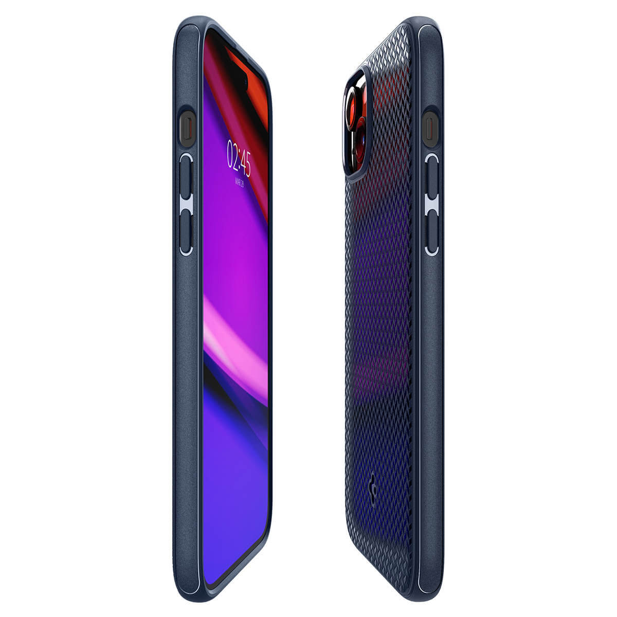 Spigen iPhone 15 Plus Mag Armor Θήκη Σιλικόνης TPU με MagSafe - Navy Blue