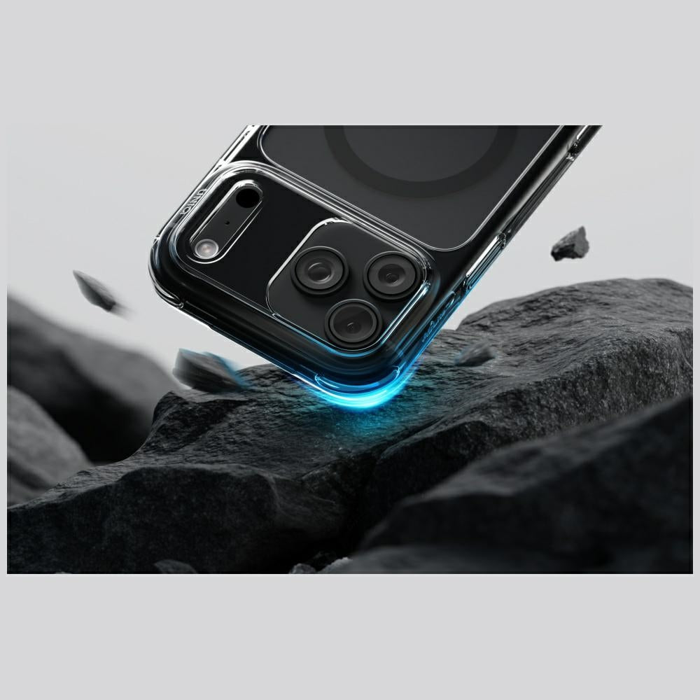 Uniq iPhone 18 Pro Max / iPhone 17 Pro Max - Σκληρή Θήκη με Πλαίσιο Σιλικόνης και Magsafe - LifePro Xtreme - Smoke