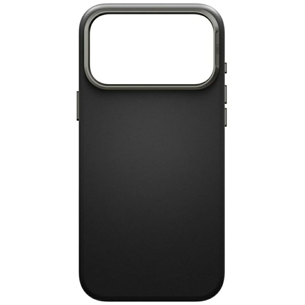 Uniq iPhone 18 Pro Max / iPhone 17 Pro Max - Σκληρή Θήκη με Επένδυση Συνθετικού Δέρματος MagSafe - Lyden MagClick - Black
