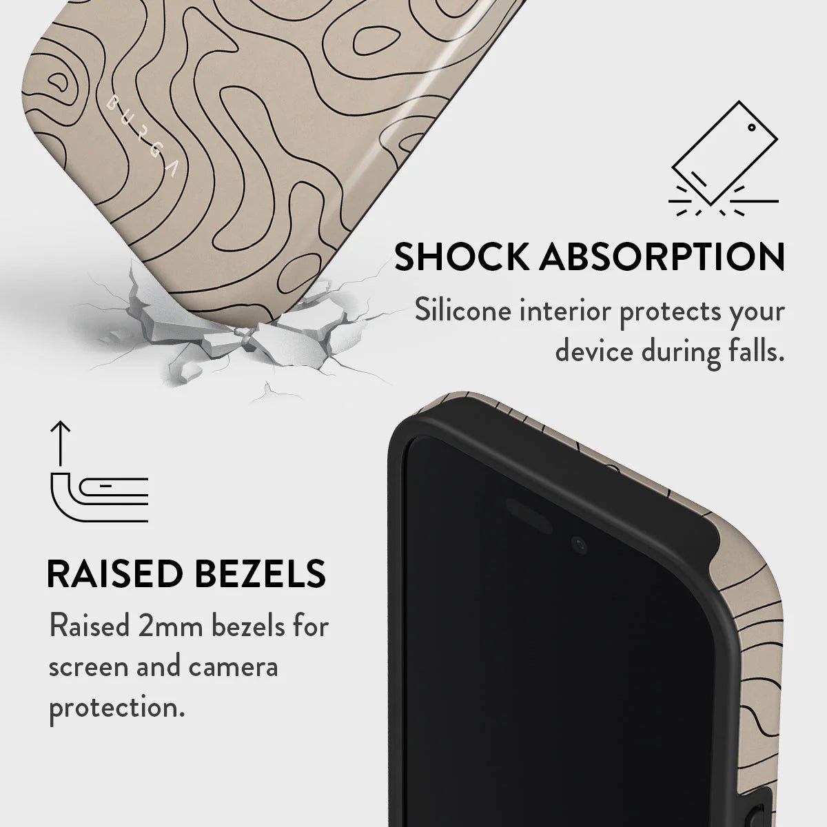 Burga iPhone 16 Fashion Tough MagSafe Σκληρή Θήκη με MagSafe - Wild Terrain