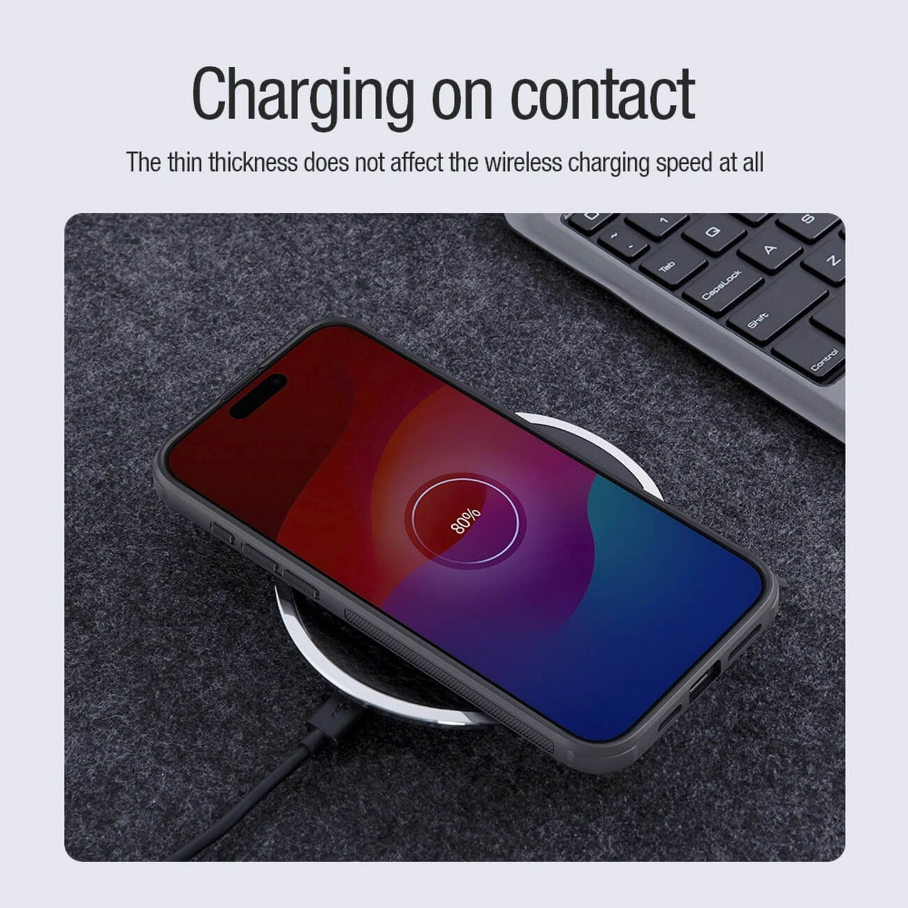 Nillkin iPhone 15 Pro Max Super Frosted Shield Pro Rugged Magnetic Σκληρή Θήκη με MagSafe - Blue