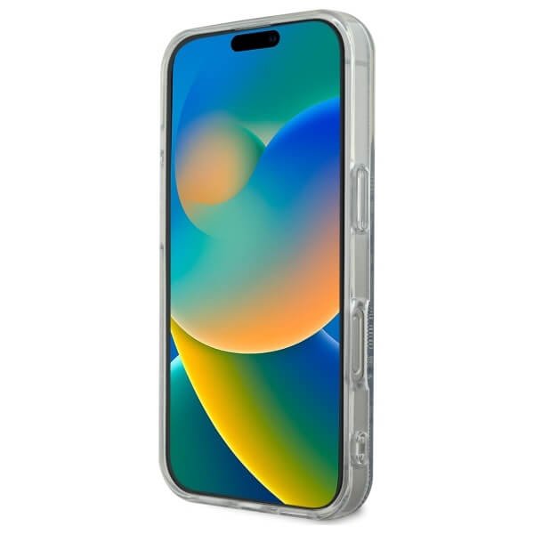 Guess iPhone 16 Pro - IML 4G MagSafe - Σκληρή Θήκη με Πλαίσιο Σιλικόνης και MagSafe - Blue - GUHMP16LH4STB